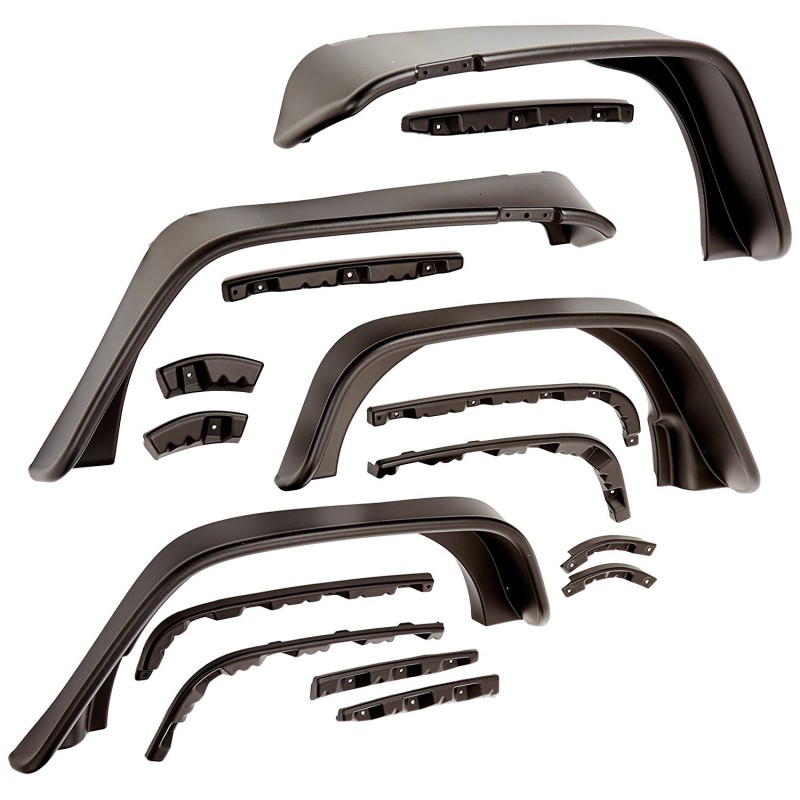 07- Jeep JK 4dr Flat Style Fender Flares