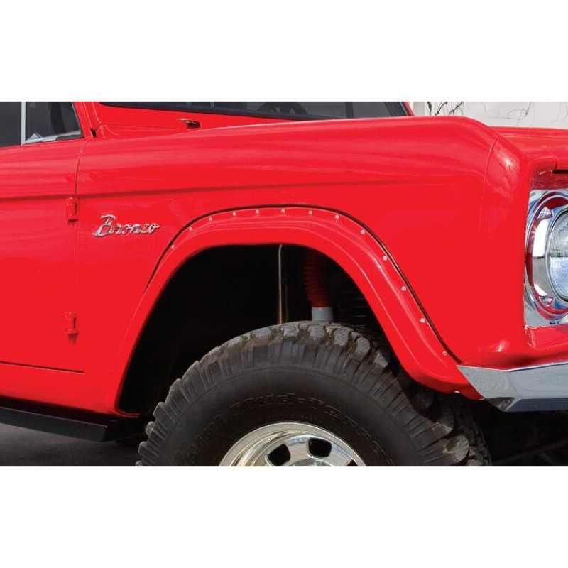 66-77 Ford Bronco Fender Flares Cutout Style 2pcs