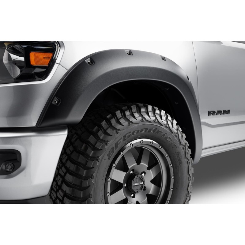 19- Ram 1500 Forge Fender Flares Black 4Pcs