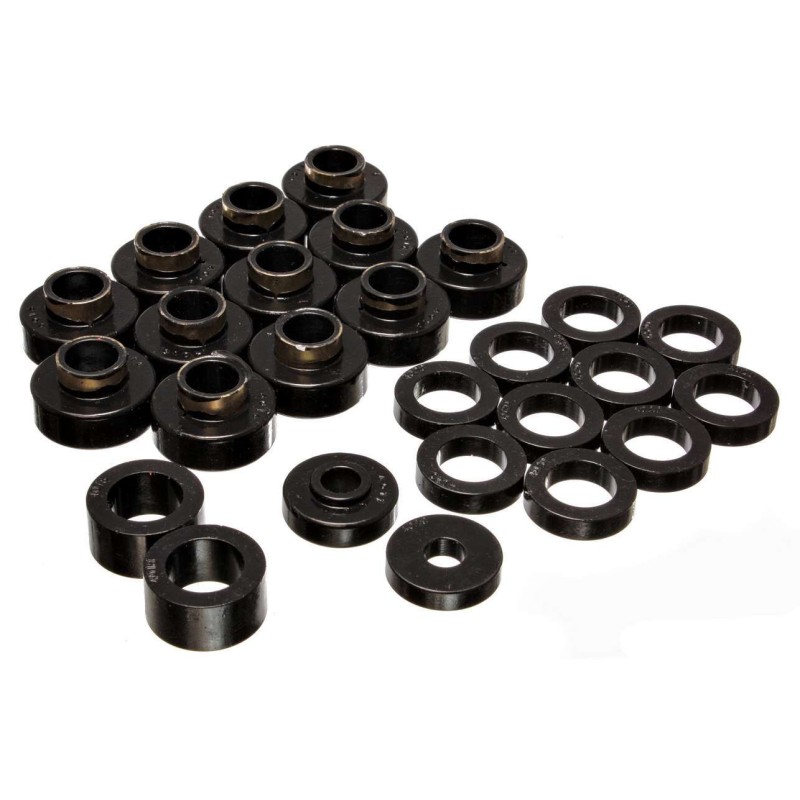 81-86 CJ8 Body Mounts Black