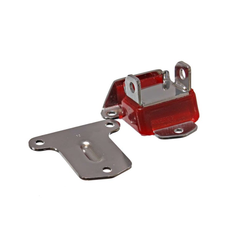 BBC Engine Motor Mount Chrome Finish Red Each