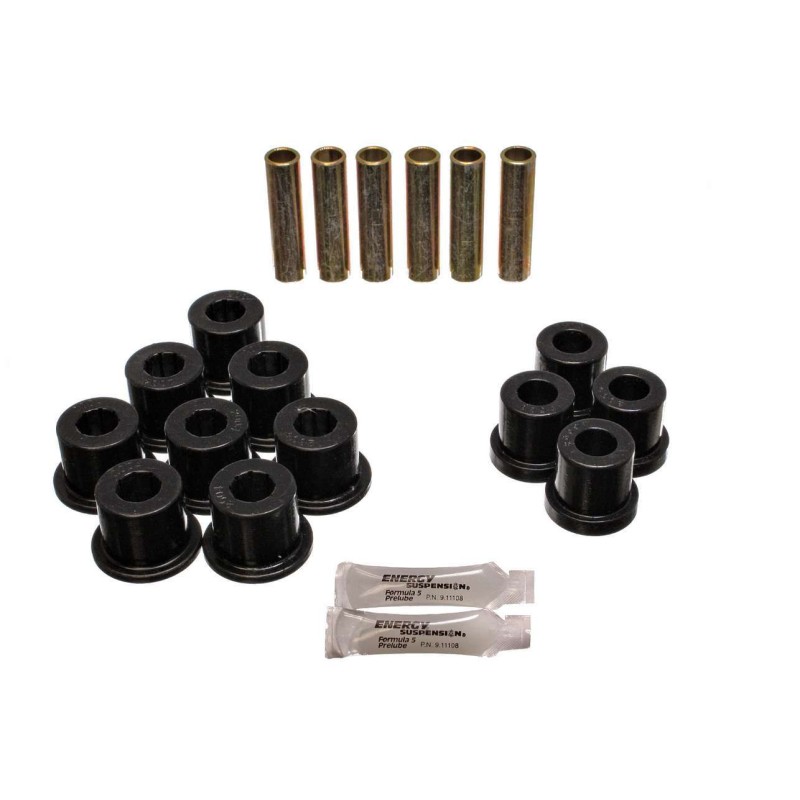 Chevy Rear Spring Bushing Set Black