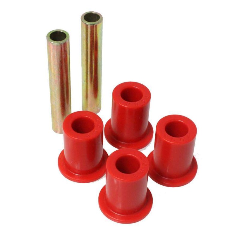 71-91 GM Front Frame Shackle Eye Set Red