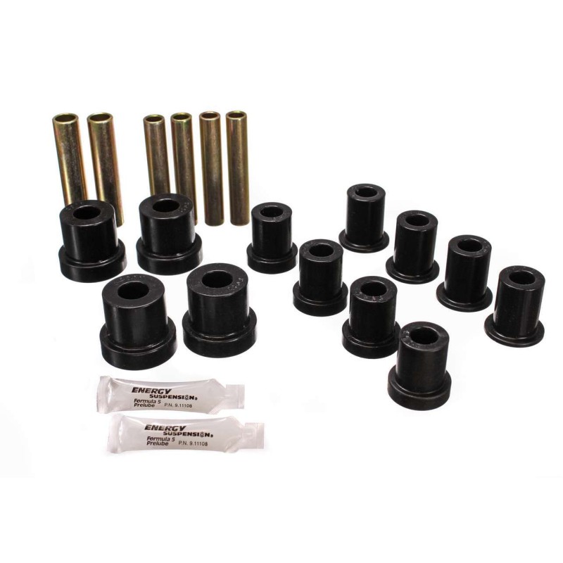 70-87 GM 4wd Frt Spring Bushing Set Black