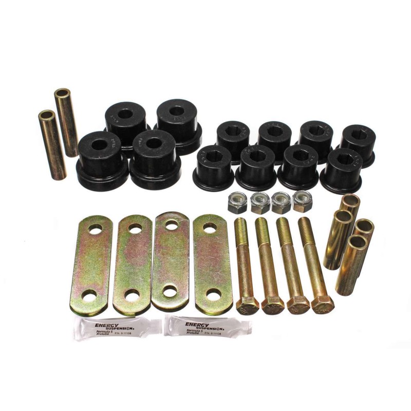 67-69 Camaro Shackle Set Black