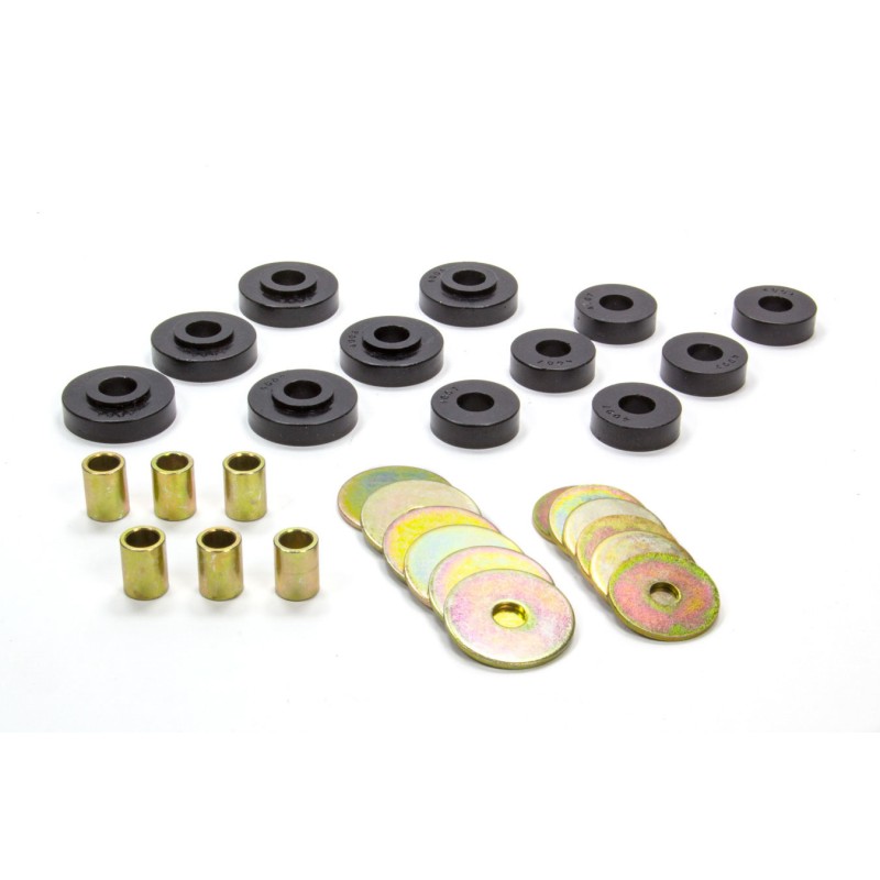 63-69 Vette Body Mounts Black