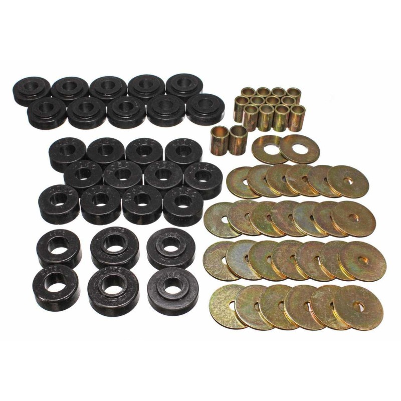 65-67 Chevy Body Mounts Black