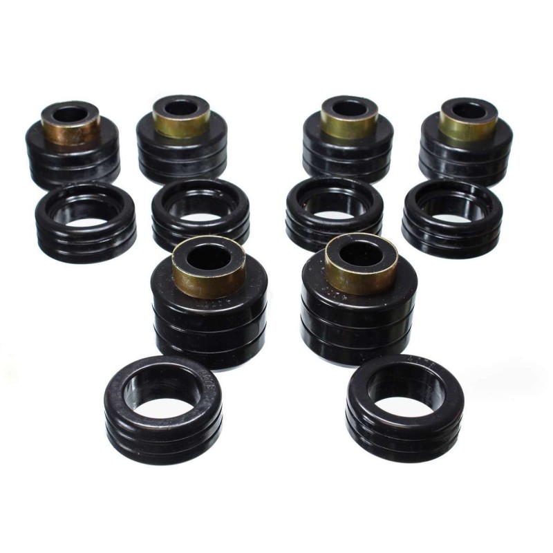 88-00 Gm Trk Cab Mounts Black