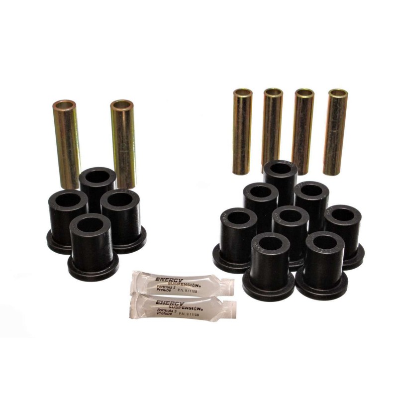 Ford Complete Spring & Shackle Set Black