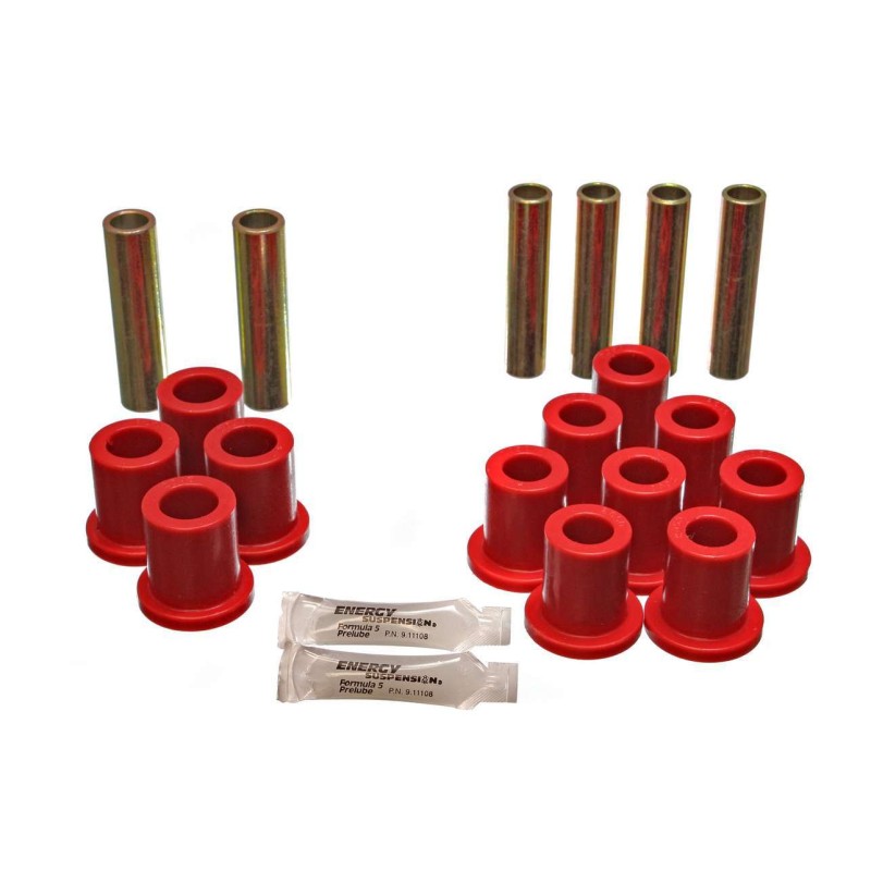 Ford Complete Spring & Shackle Set Red