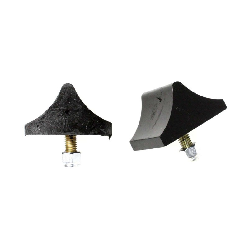 Bump Stop 1-3/8 x 2-3/8 x 2 Rect Pointed Pair