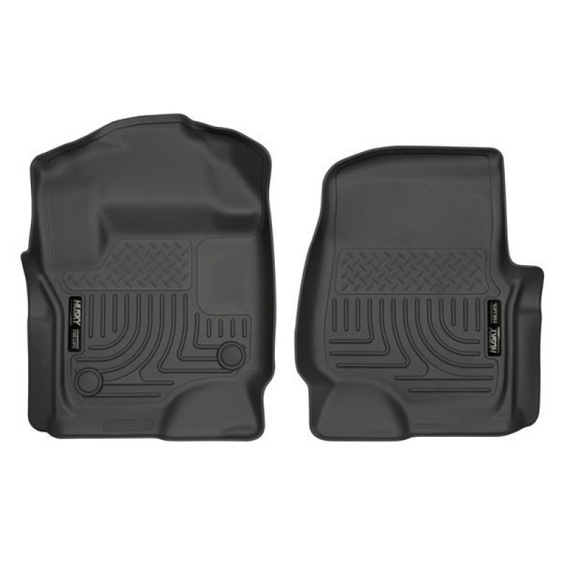 17- Ford F250 Front Floor Liners Black