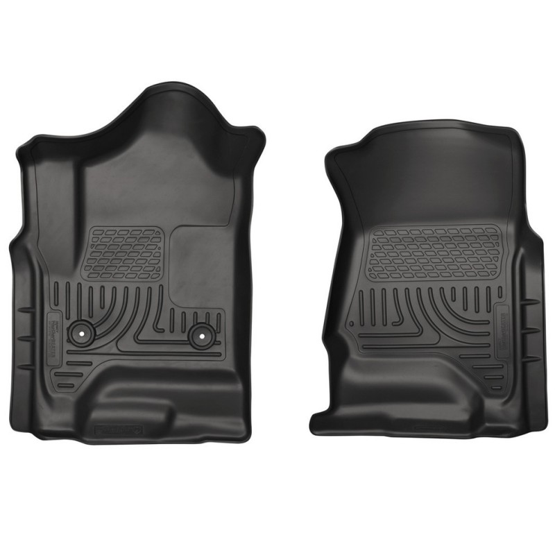 14- GM 2500HD Dbl Cab Floor Liners Black