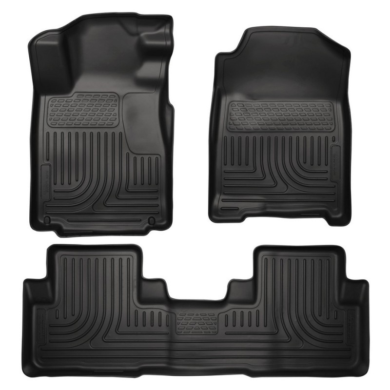 10-14 Mustang Front/2nd Seat Floor Liners Black