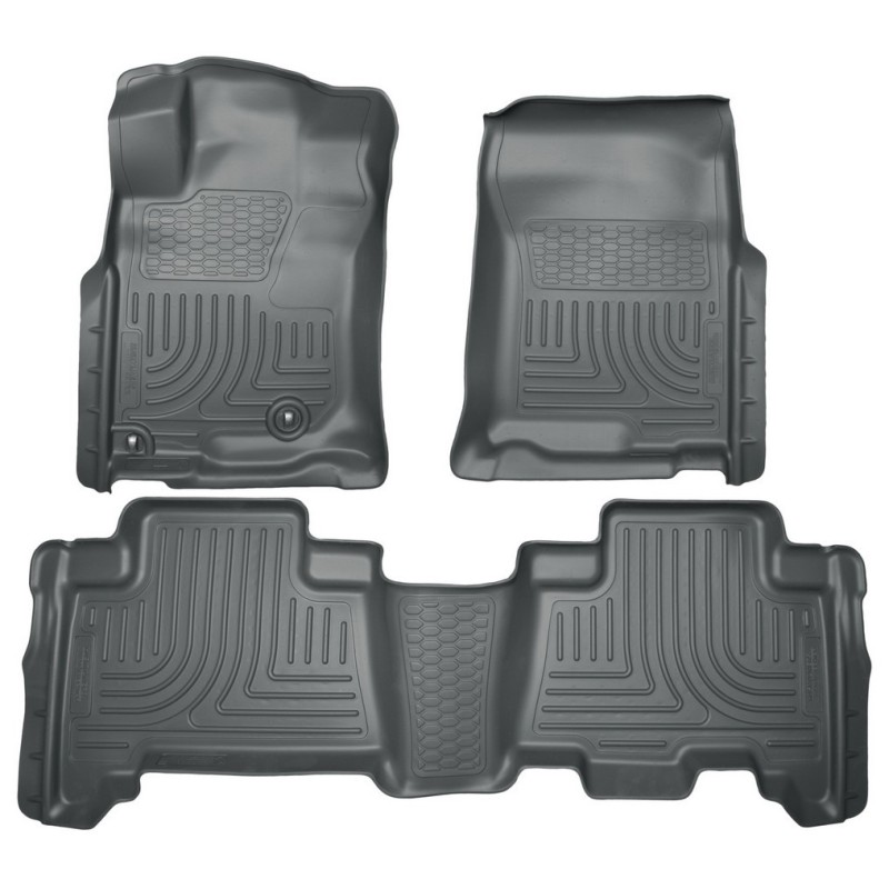 10-13 Lexus GX460 Front/ 2nd Floor Liners Black