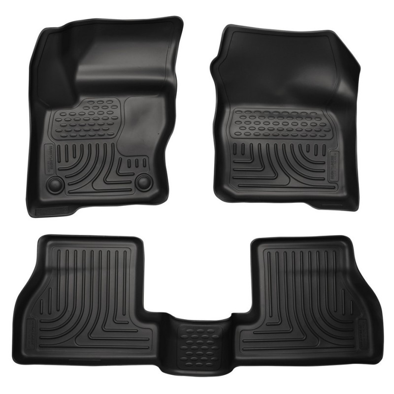 12- Ford Focus Front/ 2nd Floor Liners Black