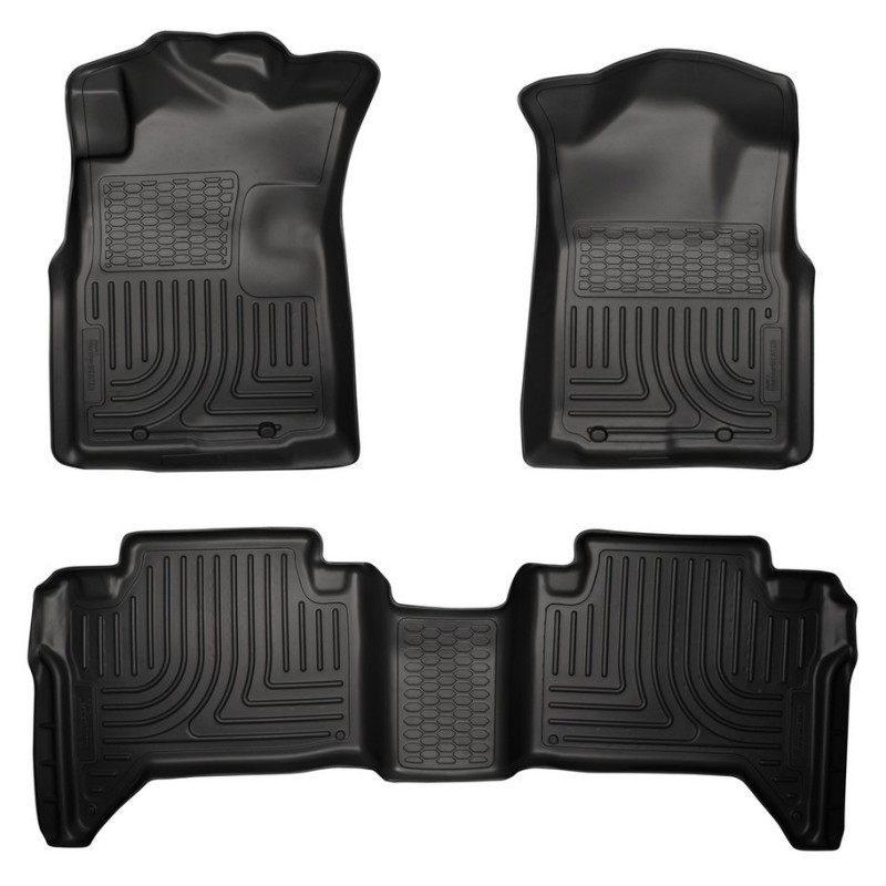 05-15 Tacoma Front/2nd Floor Liners black