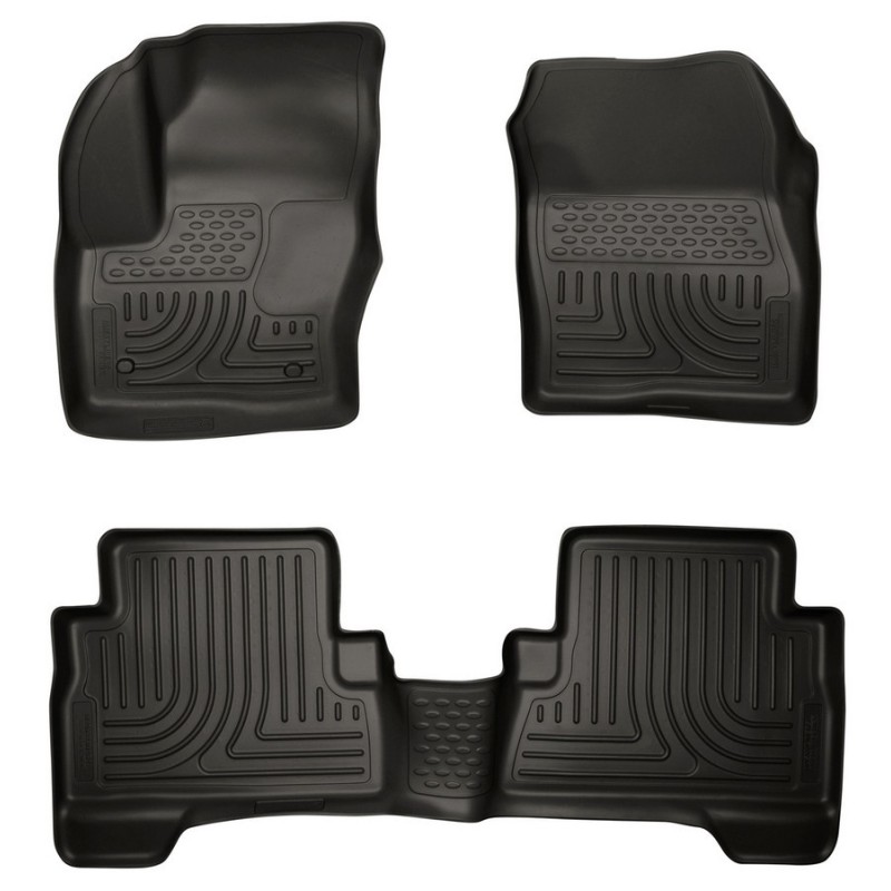 13- Ford C-Max Front/ 2nd Floor Liners Black