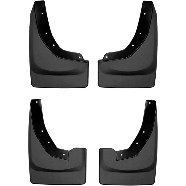 Black No Drill Mudflaps