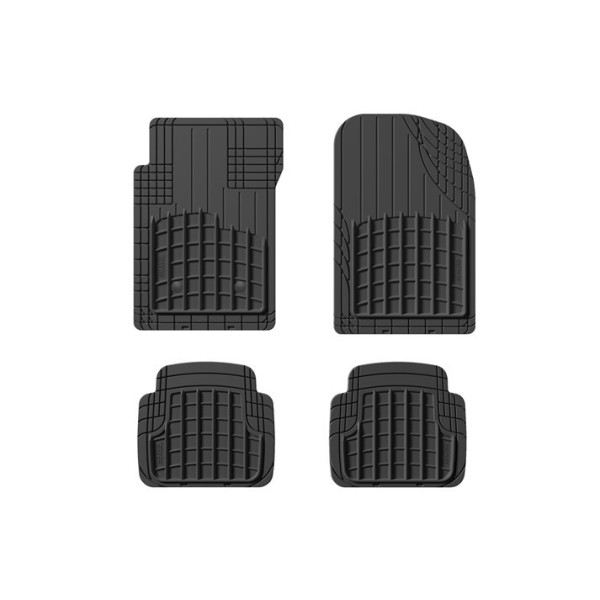 Universal Floor Mats Front & Rear Black