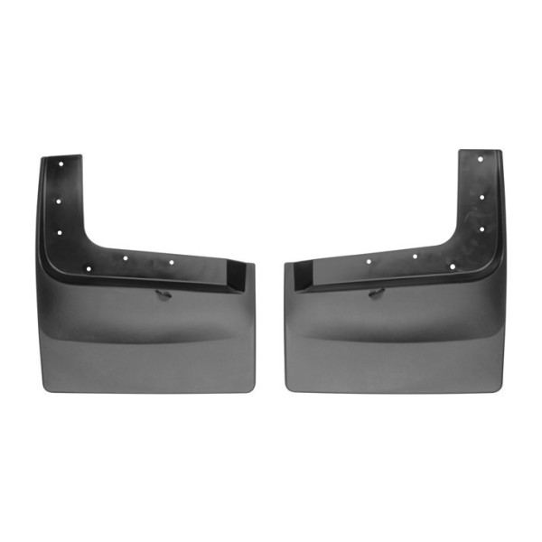 17- Ford F250 Rear Black No Drill Mudflaps