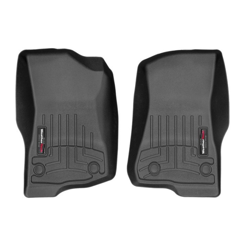 18- Jeep JL Front Floor Liners Black