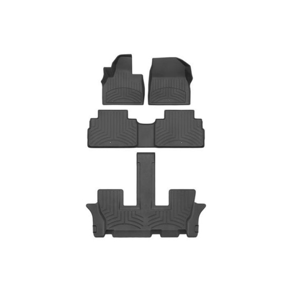 Black Front & Second & Rear FloorLiner HP