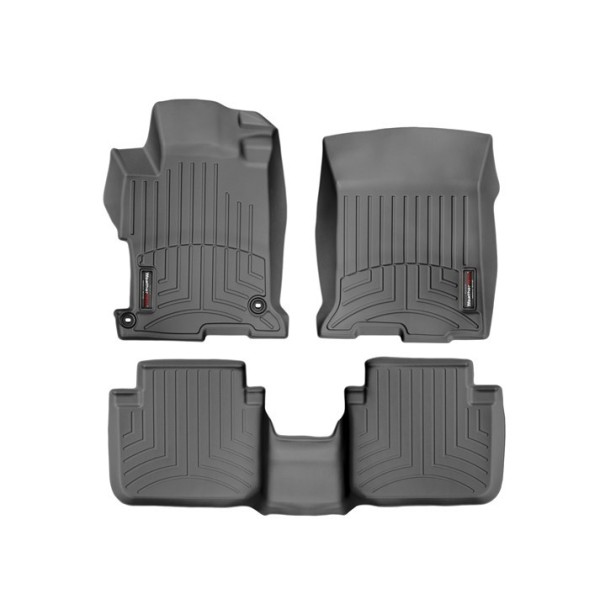 13-16 Honda Accord Front & Rear Floor Liners Blk