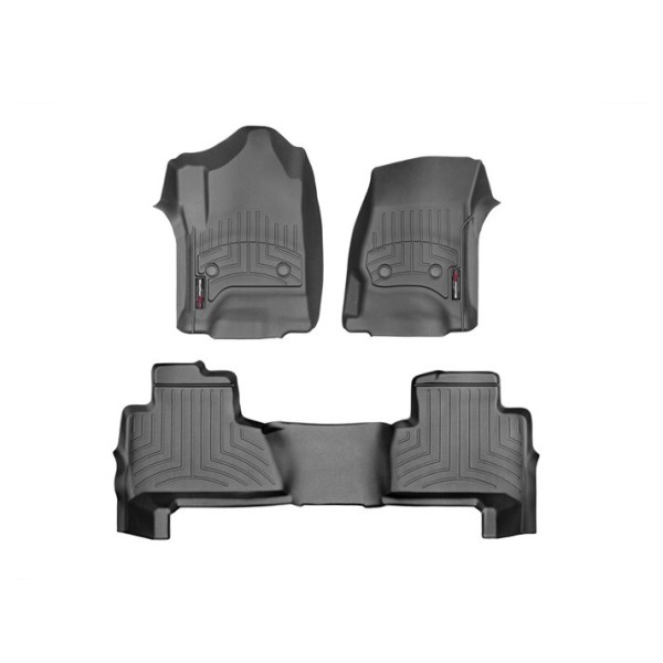 15-16 Tahoe Front & Rear Floor Liners Black