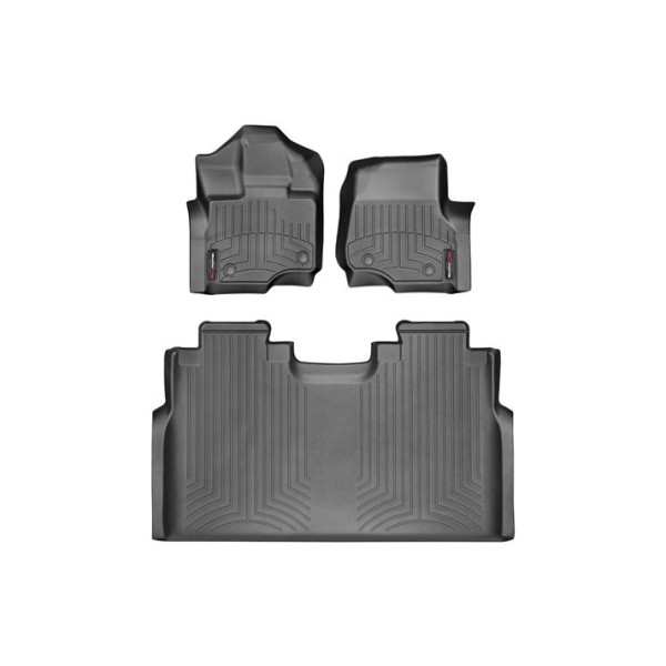 15- Ford F150 Front & Rear Floorliners Black