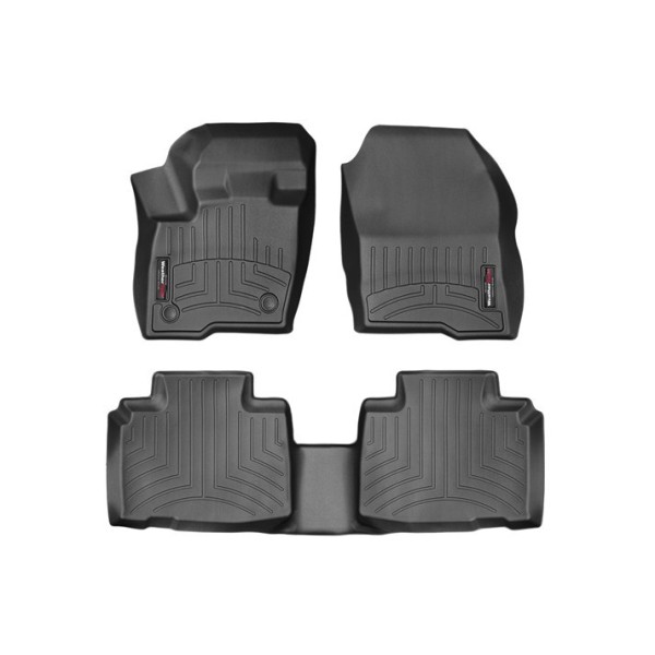 15-16 Ford Edge Front & Rear Floor Liners Black