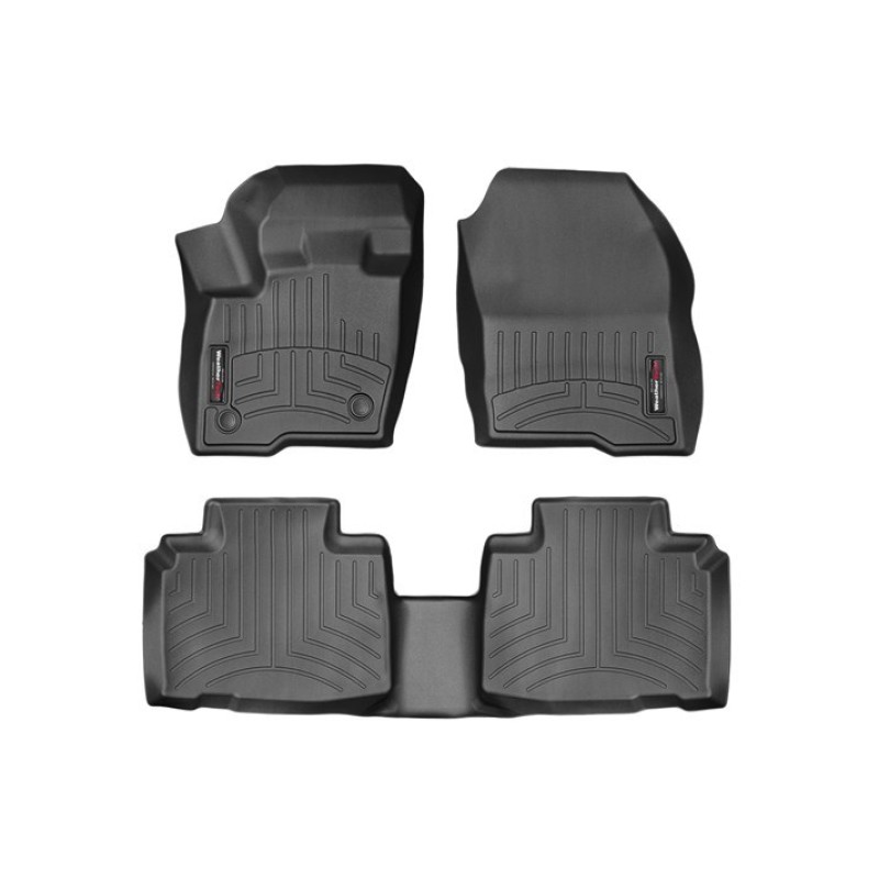 15-16 Ford Edge Front & Rear Floor Liners Black