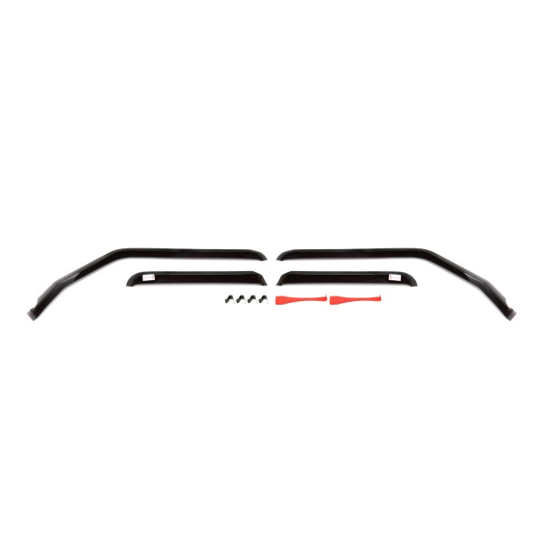 Dark Smoke Front&Rear Si de Window Deflectors