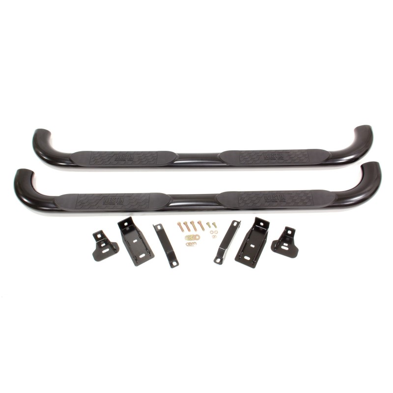 99-06 GM Full Size Ext Cab Oval Step Bar Black