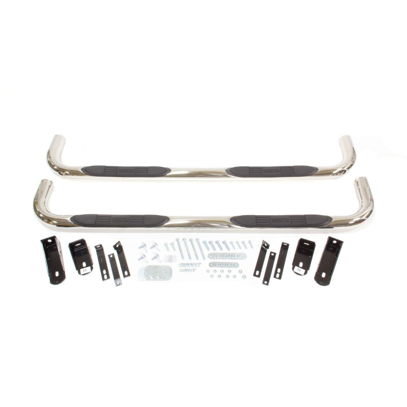 02- Dodge Ram Quad Cab Polished Step Bars