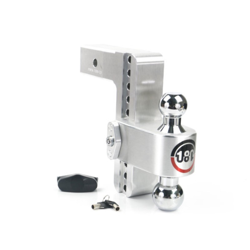 Turnover Ball 8in Drop Hitch w/ 2.5in Shank